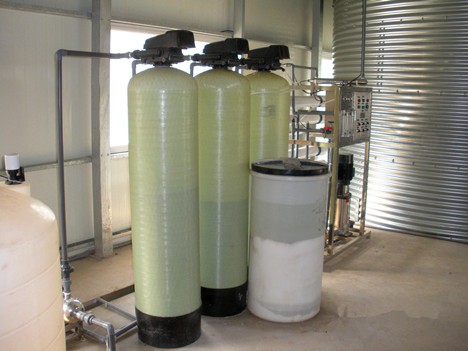 Solar water softening equipment/