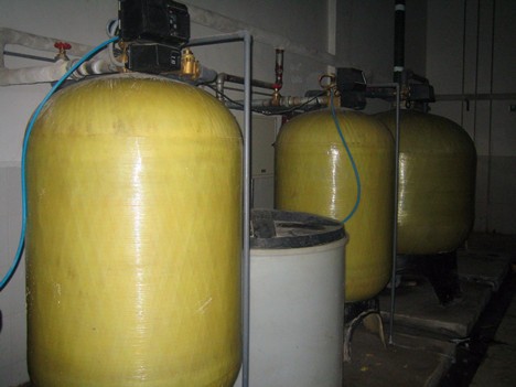 Air conditioning softened water/