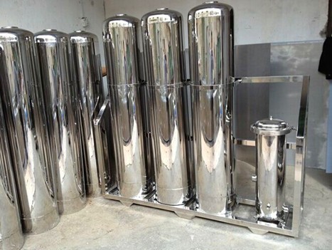 Stainless steel resin tank/