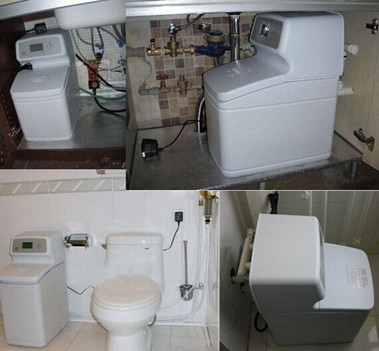 Household water softener/