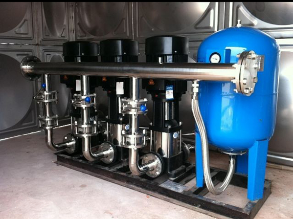 Variable frequency pressure stabilizing water supply system.png