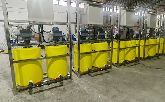 Pure water system dosing equipment